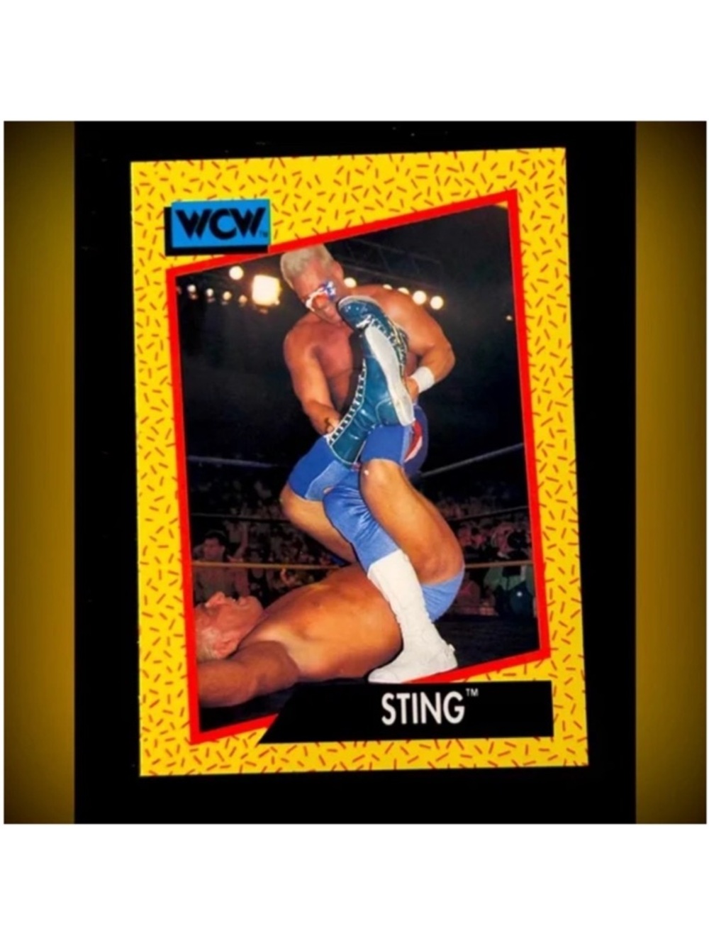 Sting 1991 Impel WWE WCW Rookie RC Wrestling Card